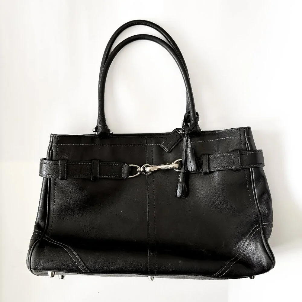 ❌SOLD❌ Vintage Coach Smooth Leather Shoulder Bag - Picture 1 of 7